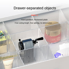 Transparent Drawer Storage Partition Board for Underwear Sock Storage