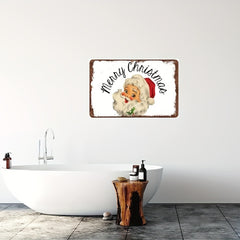 Christmas Merry Birthday Metal Sign