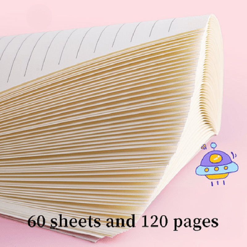 4pcs 60 Sheets A5 Coil Notebook Thickened Note taking Workbook