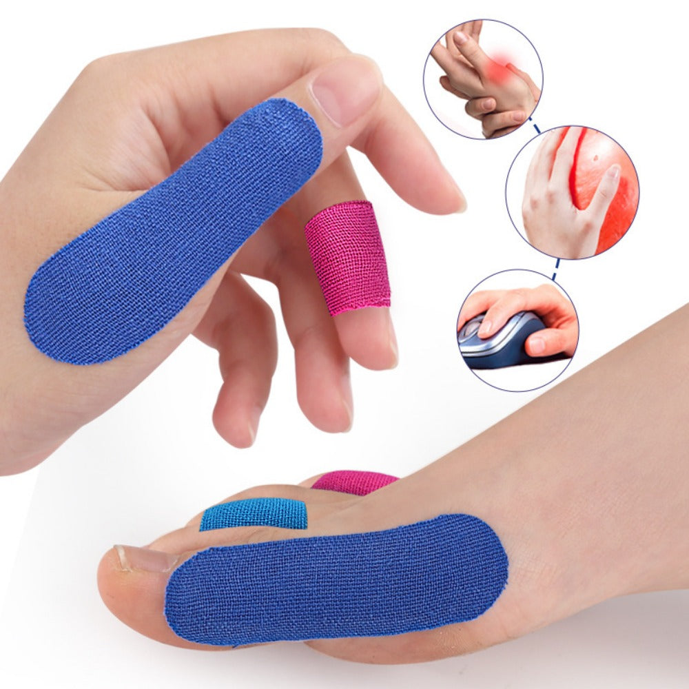 20pcs Elastic Finger Guard Patch Thumb Support Anti-friction Sports Finger Guard