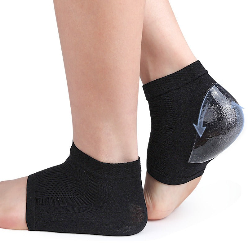 Silicone Heel Pads Plantar Fasciitis Support Gel Cushion