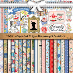 20pcs Large Size Retro Garden Paper for DIY Journal Decoration