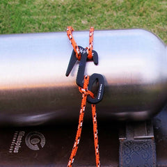 Aluminum 9 Shape Buckle Wind Rope Tightener Camping Tent Hook