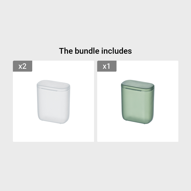 3pcs Data Cable Storage Box for Headphone Jack Pins Cosmetics Jewelry Organizer