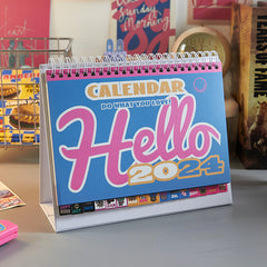 American Vintage Calendar Minimalist Office Plan Business Desktop