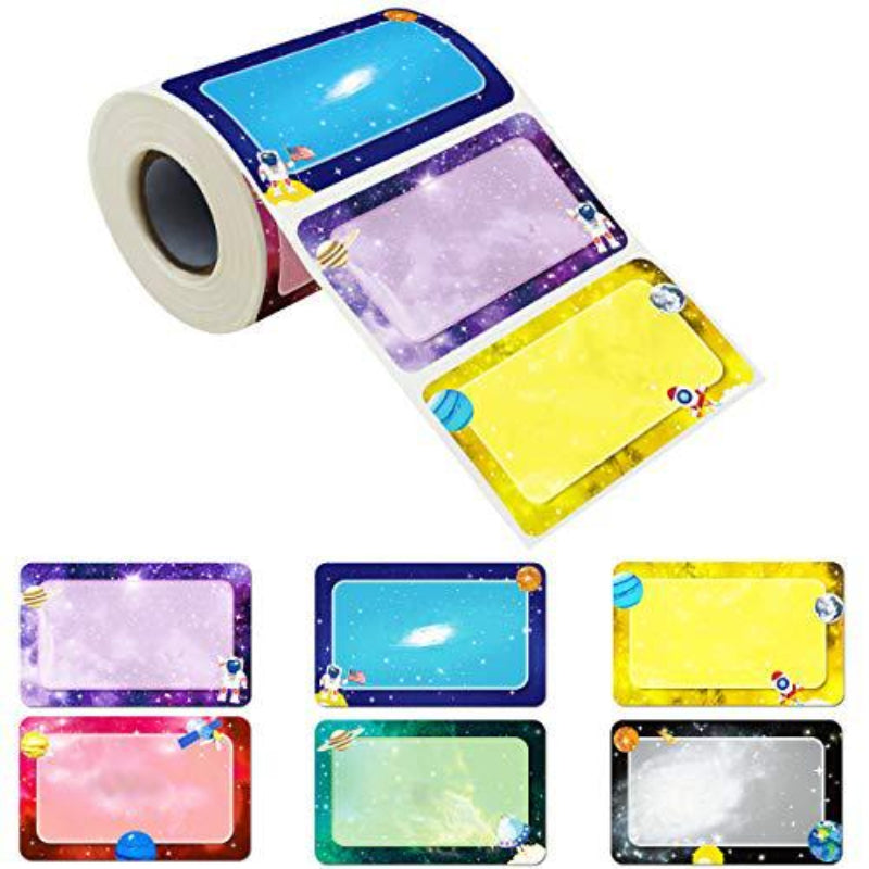 300 Stickers Roll Name Stickers Classification Labels