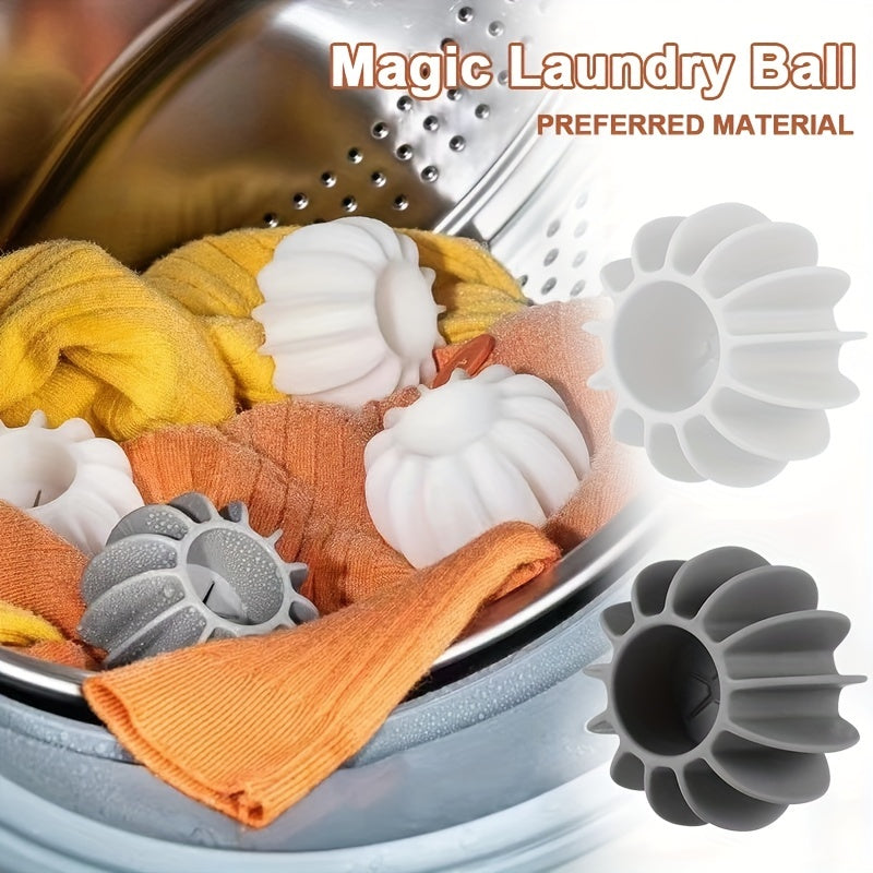 5pcs Reusable Silicone Laundry Ball For Pet Hair Removal