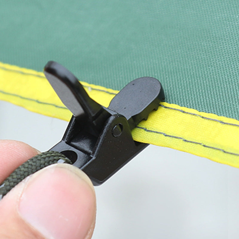 10pcs Tarp Clips and Tent Clamps - Perfect Awning & Camping Tent Tightener