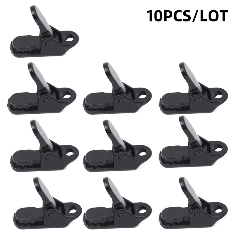 10pcs Tarp Clips and Tent Clamps - Perfect Awning & Camping Tent Tightener
