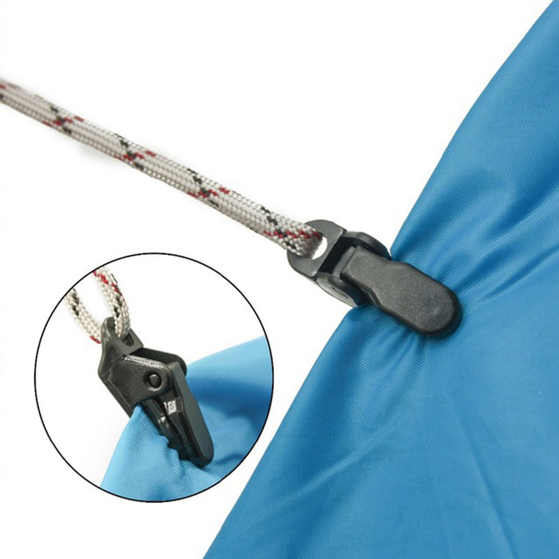 10pcs Tarp Clips and Tent Clamps - Perfect Awning & Camping Tent Tightener