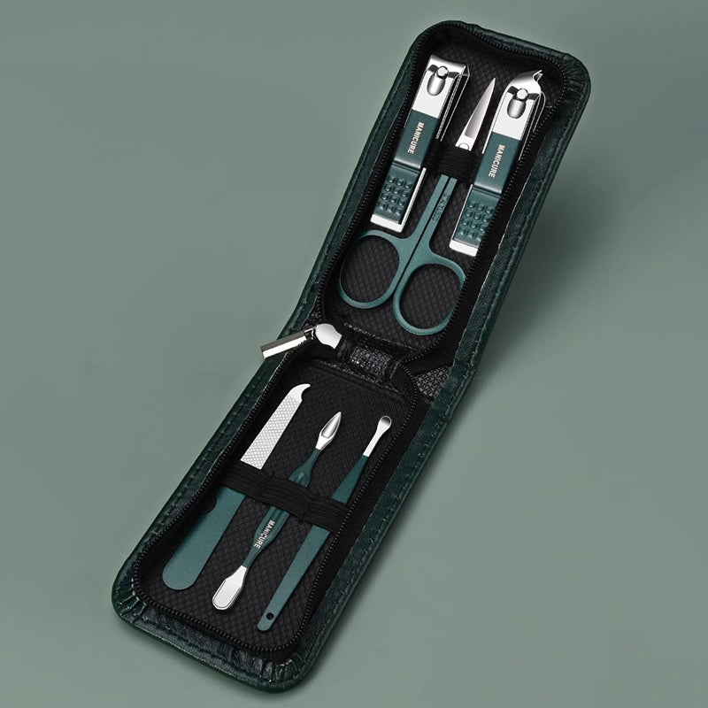 6pcs Manicure Nail Clippers Set Unisex Nail Cutter Ear Spoon