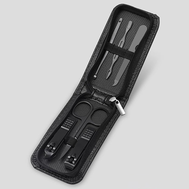 6pcs Manicure Nail Clippers Set Unisex Nail Cutter Ear Spoon