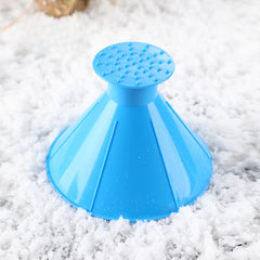 2pcs Snow Blower Windshield Cone Deicing Tool Snow Remover Car Snow Scraper