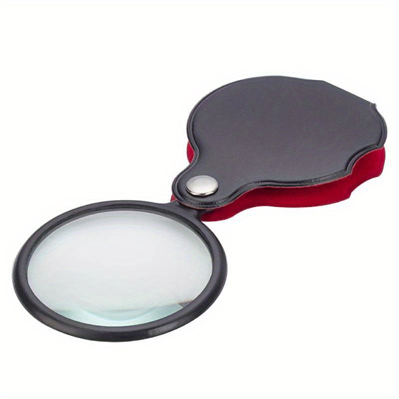 10x 50mm Pocket Magnifying Glass with Protective Sheath