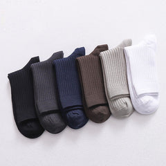 5pairs Men's Striped Business Socks