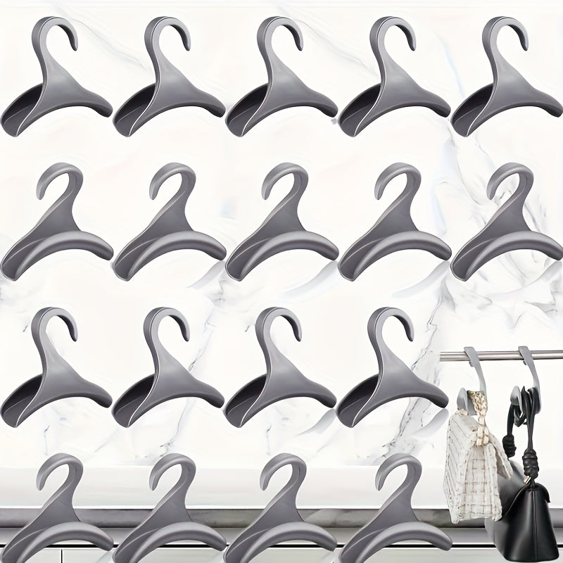 10pcs Purse Hanger Hook Acrylic Bag Holder Closet Organizer Storage