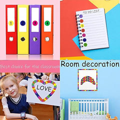 4000 PCS 3/4 Colored Dot Stickers Circle Coding Labels, 8 Style