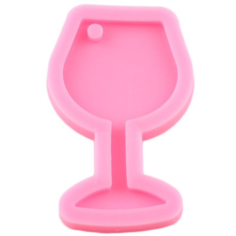 Wine Glass Pendant Silicone Mold for DIY Jewelry Making
