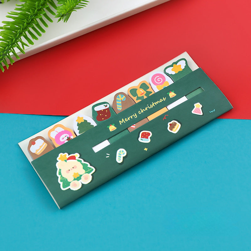 Christmas Cartoon Sticky Notes Student Stationery Decorations