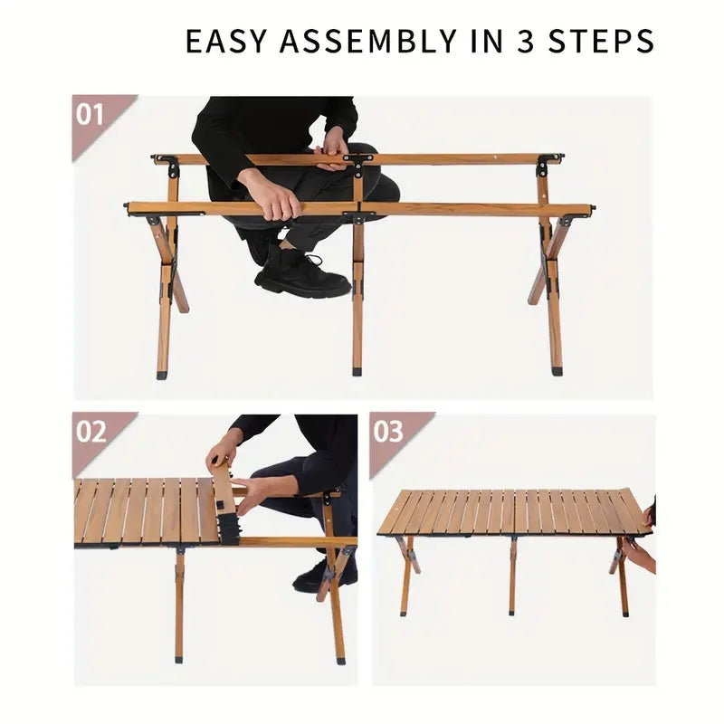 Portable Outdoor Camping Folding Table Beach Picnic Leisure Table