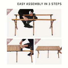 Portable Outdoor Camping Folding Table Beach Picnic Leisure Table