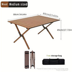 Portable Outdoor Camping Folding Table Beach Picnic Leisure Table