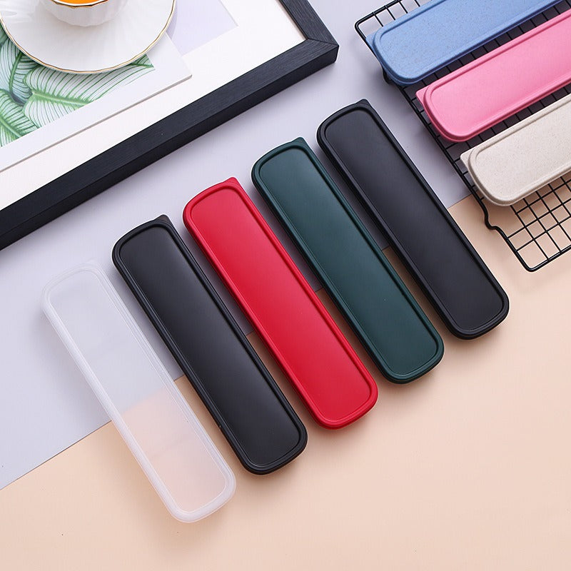 3pcs Portable Cutlery Box Stationery Earrings Storage Case