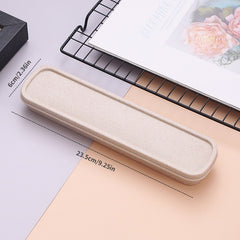 3pcs Portable Cutlery Box Stationery Earrings Storage Case