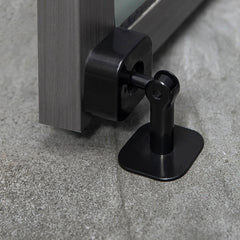 Dual Function Door Stopper Prevent Door Slamming Hold Door Open No Drill