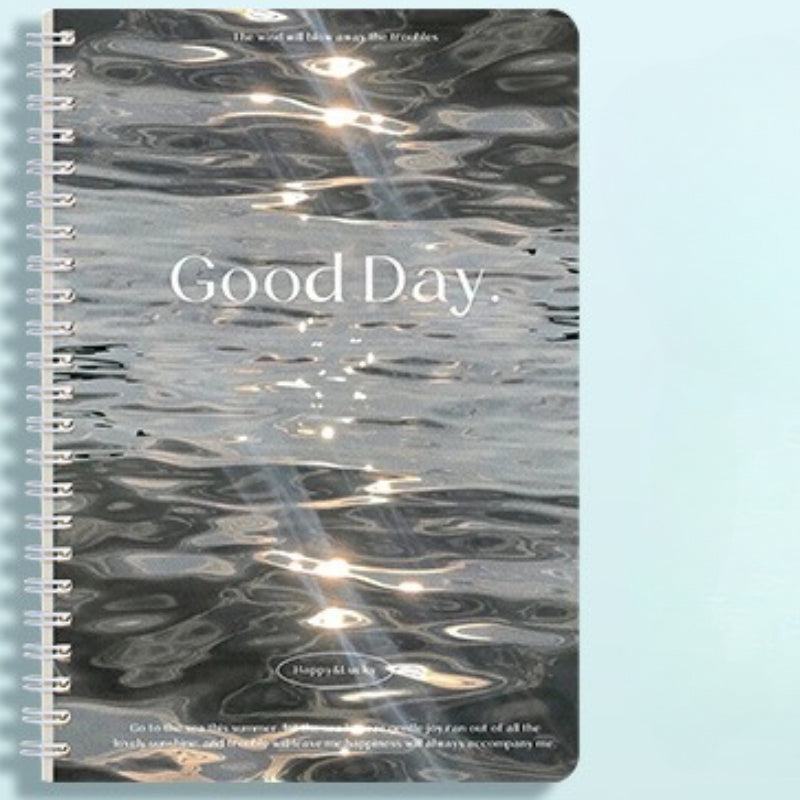 Ocean Wave Notebook 4pcs Thickened Student Prize 120 Pages 13 97 Cm