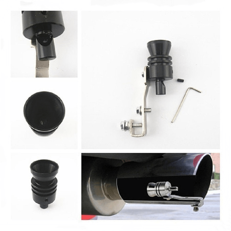 Car Exhaust Blowoff Valve Simulation Turbo Sound Whistle Tail Pipe