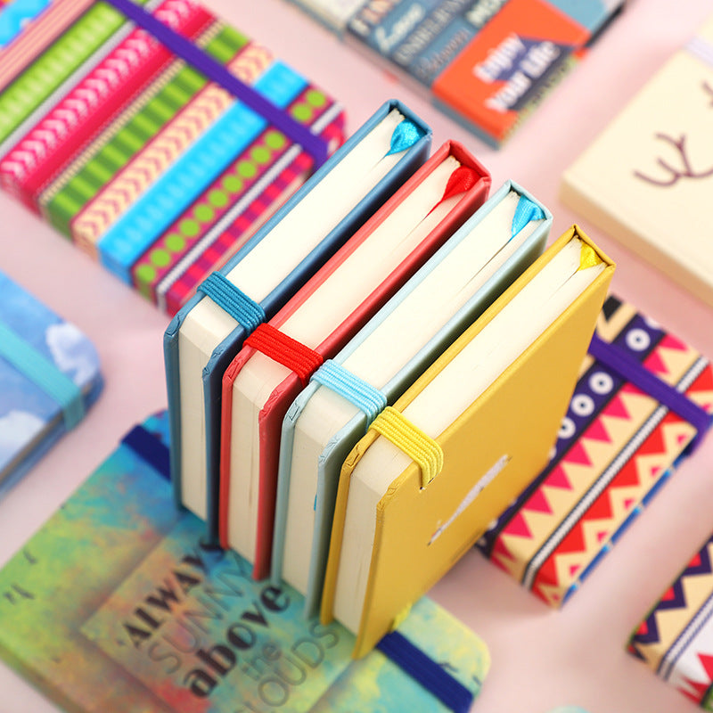 4pcs Mini Pocket Notebook Student Homework Practice Notebook
