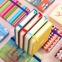 4pcs Mini Pocket Notebook Student Homework Practice Notebook
