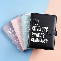 100 Envelope Challenge Couple Budget Notebook