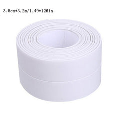 1pc PVC Self Adhesive Waterproof Sealing Strip Tape for Bathroom Shower Sink