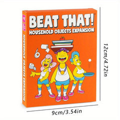 80Pcs Box Beat That Defeat Him English Board Game Cards
