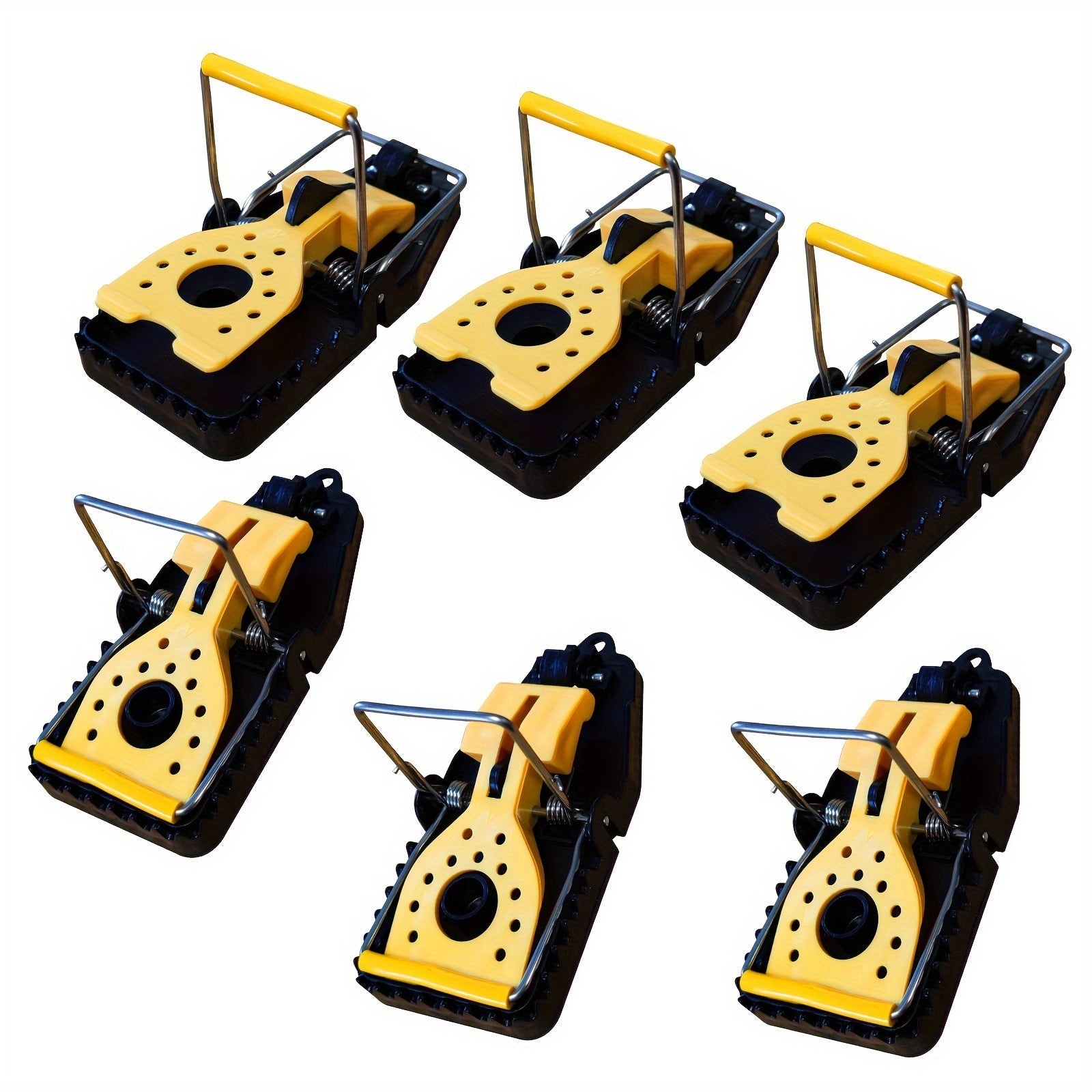 6pcs Quick & Effective Mouse Traps Indoor/Outdoor Reusable Easy Setup