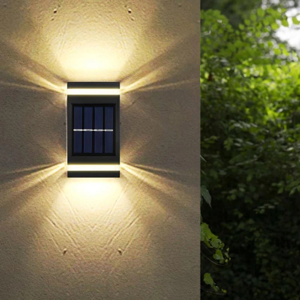 Outdoor Solar Wall Lamp Waterproof UP and Down Wall Light