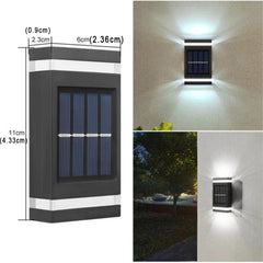 Outdoor Solar Wall Lamp Waterproof UP and Down Wall Light