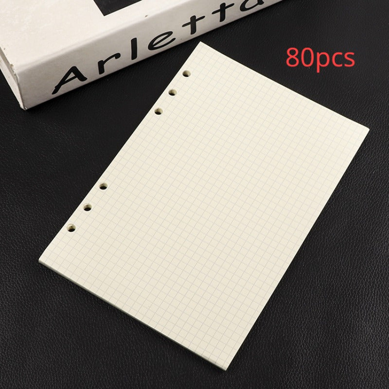 Grid/Lined Spiral Notebook Refill A5