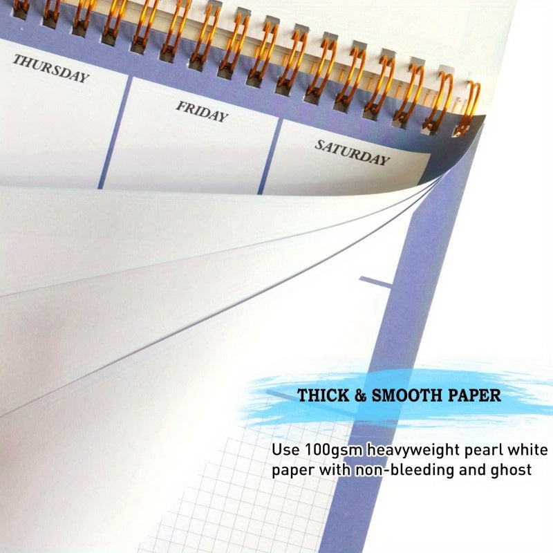 A4 Weekly Planner 50 Sheets 100gsm Paper Productivity Tracker