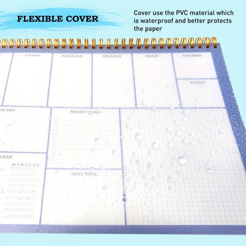 A4 Weekly Planner 50 Sheets 100gsm Paper Productivity Tracker