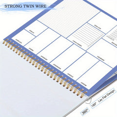 A4 Weekly Planner 50 Sheets 100gsm Paper Productivity Tracker