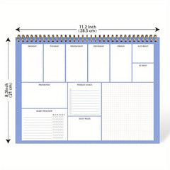 A4 Weekly Planner 50 Sheets 100gsm Paper Productivity Tracker