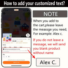 Personalized Transparent Labels for Custom Products