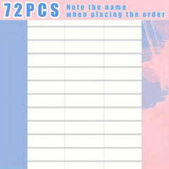 Personalized Transparent Labels for Custom Products
