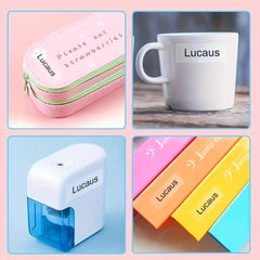 Personalized Transparent Labels for Custom Products