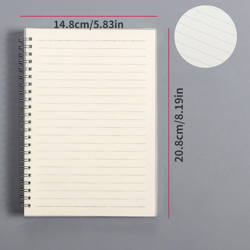 A5 Spiral Notebook To Do Lined Blank Ruled Grid Paper Journal