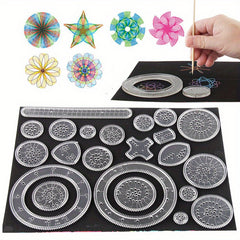 Spirograph Arts Craft Kit Amazing Designs Scratch Off Paper