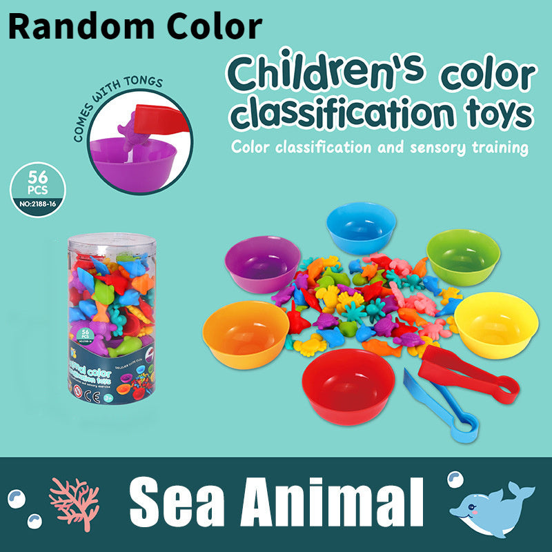 Rainbow Counting Bear Sorting Toys Educational Sensory Toy